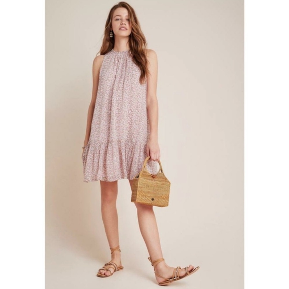 ✨🆕 Anthropologie Natalie Flounced Tunic Dress
